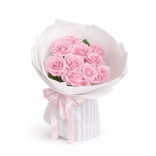 pink elegance 10 gül