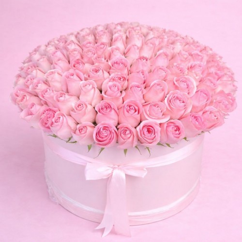 Pink Dream – 101 Pembe Gül Kutusu