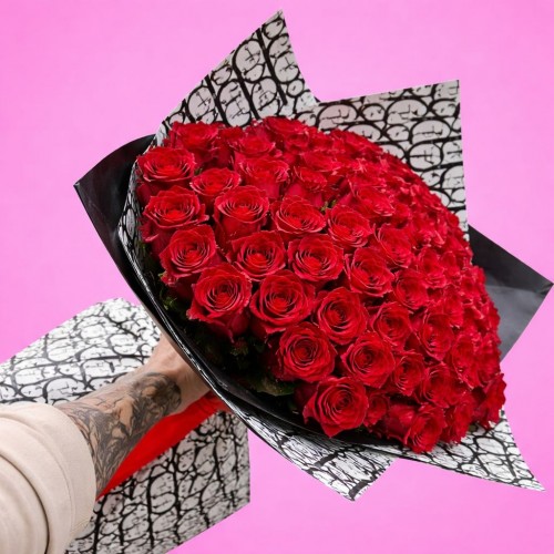 Red Passion 101 Gül Buketi